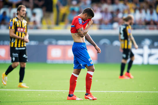 Helsingborgs Victor Palsson deppar