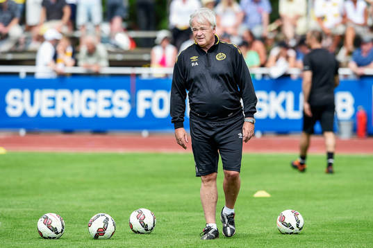 Elfsborgs assisterande tränare Reine Almqvist  före en