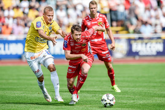 Elfsborgs Marcus Rohdén och Falkenbergs Rasmus Sjöstedt