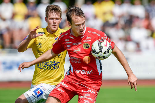 Falkenbergs Daniel Johansson och Elfsborgs Viktor Prodell