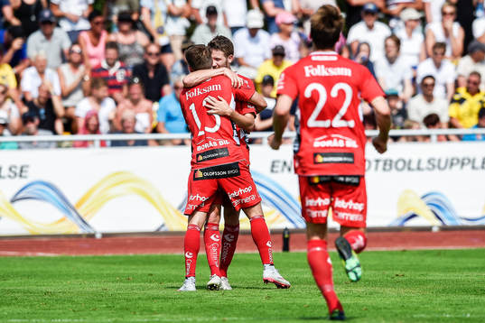 Elfsborgs Marcus Rohdén firar