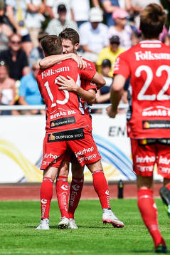 Elfsborgs Marcus Rohdén firar
