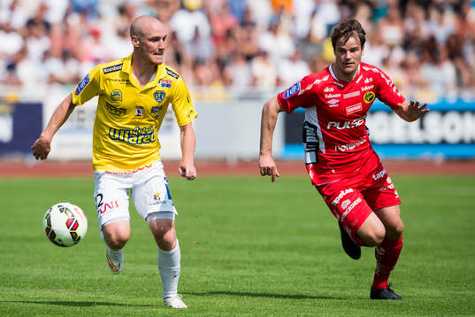 Falkenbergs Christoffer Carlsson och Elfsborgs Henning