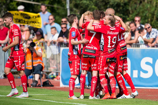 Elfsborgs spelare jublar