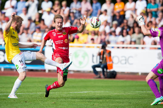 Falkenbergs Per Karlsson och Elfsborgs Viktor Prodell