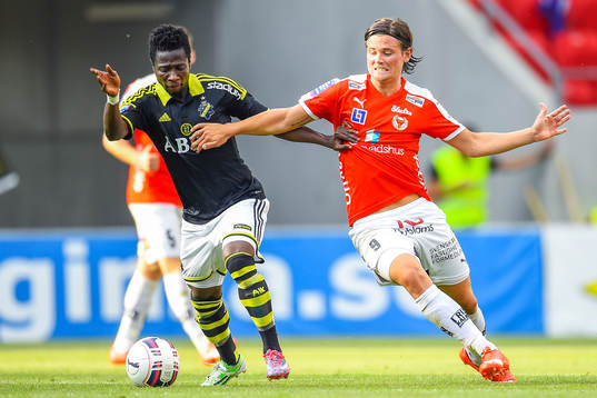 s Ebenezer Ofori och Kalmars Marcus Antonsson