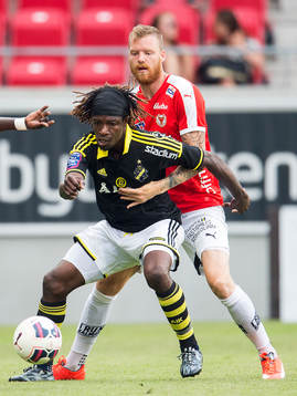 s Mohamed Bangura och Kalmars Marcus Nilsson