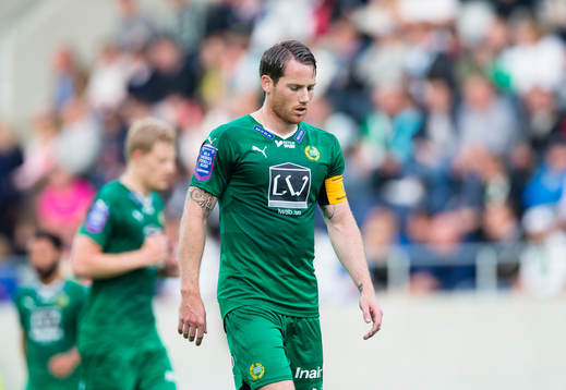 Hammarbys Johan Persson ser deppig ut