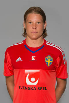 Gustaf Halvardson som spelar i P17/98-landslaget