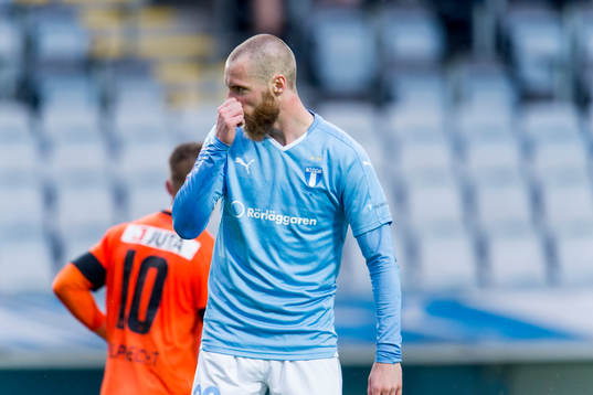 Malmö FFs Jo Inge Berget deppar