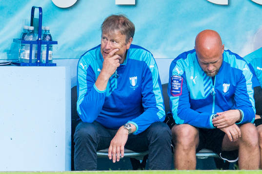 Malmö FFs tränare Åge Hareide funderar
