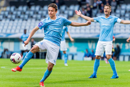 Malmö FFs Andreas Vindheim och Markus Rosenberg