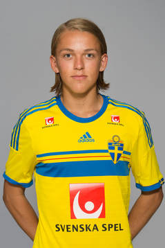 Jesper Karlsson som spelar i P17/98-landslaget