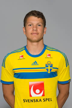 Mattias Andersson som spelar i P17/98-landslaget