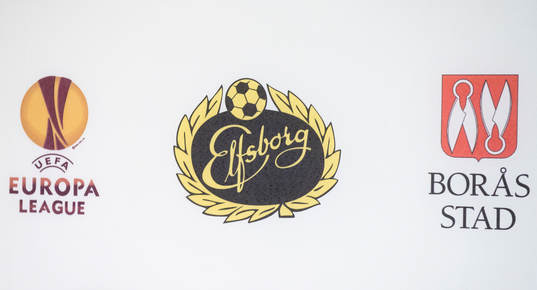 Inför en fotbollsmatch i Europa League mellan Elfsborg och