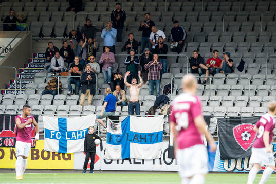 Lahtis supportrar