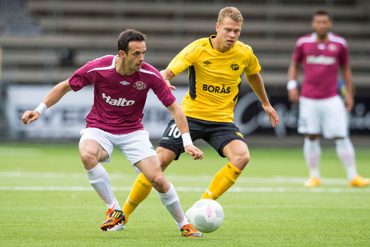 Lahtis Drilon Shala och Elfsborgs Viktor Claesson