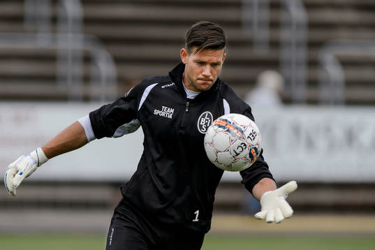 Landskronas målvakt Jonas Sandqvist