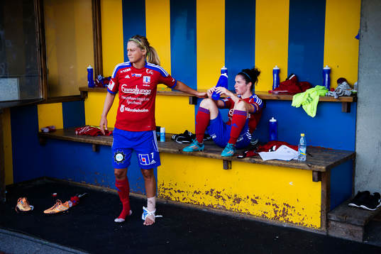 Vittsjös Therese Björck och Jane Ross deppar