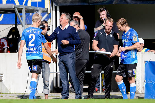 Halmstads Viktor Ljung blir utbytt till förmån av Snorre
