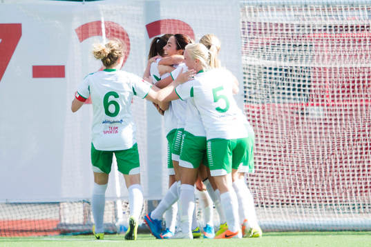 Hammarbys spelare jublar