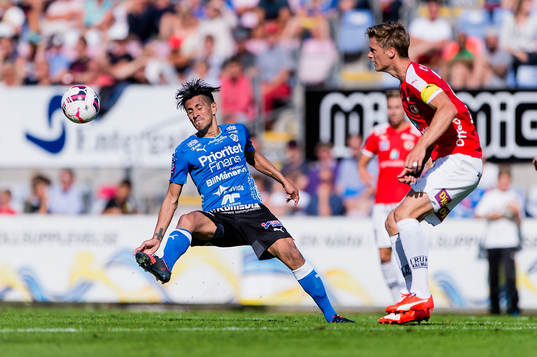 Halmstads Antonio Rojas och Kalmars Viktor Elm
