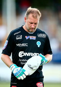 Åtvidabergs målvakt Henrik Gustavsson