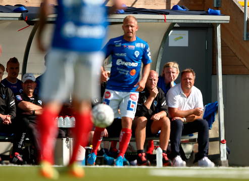 Åtvidabergs assisterande tränare Andreas Thomsson och