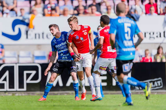 Halmstads James Keene och Kalmars Viktor Elm