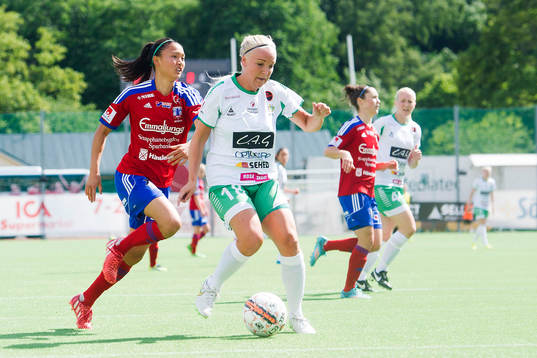Vittsjös Michelle Pao och Hammarbys Anna Lindblom