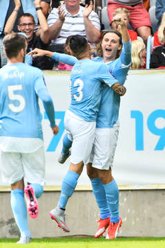 Malmö FFs Pawel Cibicki firar
