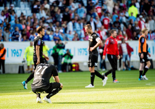 Örebros Eidur Sigurbjörnsson deppar