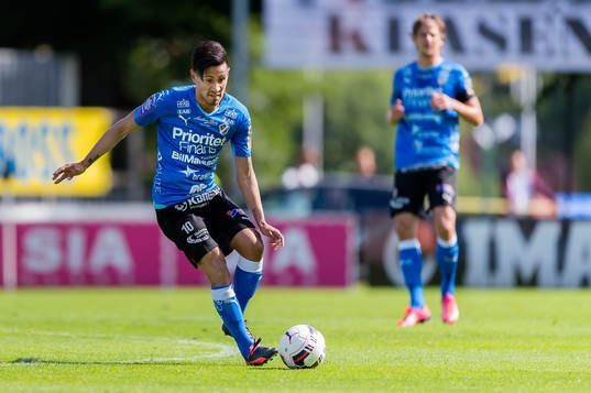 under fotbollsmatchen i Allsvenskan mellan Halmstad och