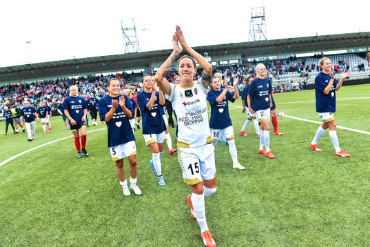 FC Rosengårds Therese Sjögran hyllas