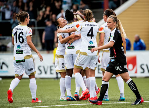 Jubel i FC Rosengårds