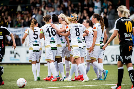 Jubel i FC Rosengårds