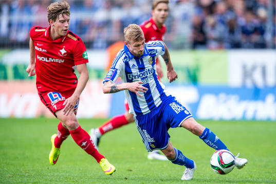 Norrköpings Alexander Fransson och IFK Göteborgs