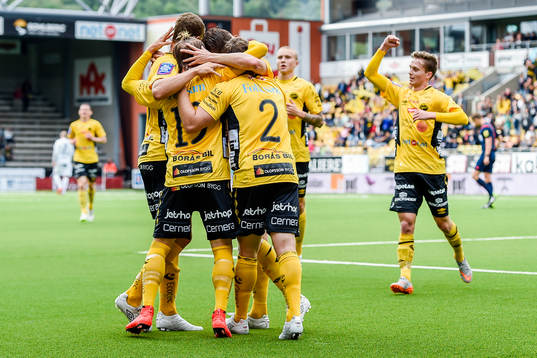 Elfsborgs spelare jublar