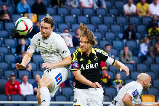 under fotbollsmatchen i Allsvenskan mellan AIK och Sundsvall