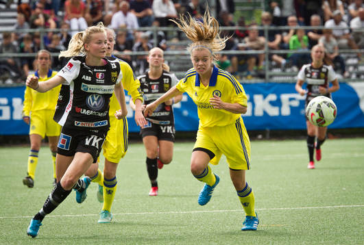 Umeå - Chelsea på SKF Arena i Göteborg