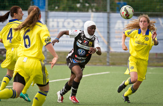 Umeå - Chelsea på SKF Arena i Göteborg