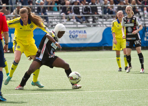 Umeå - Chelsea på SKF Arena i Göteborg