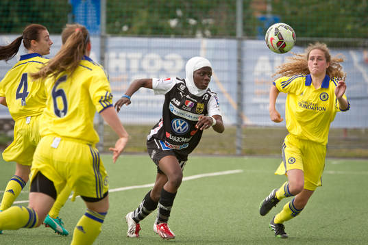 Umeå - Chelsea på SKF Arena i Göteborg