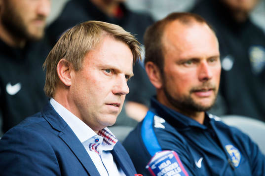 Falkenbergs tränare Hans Eklund