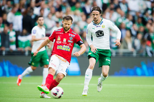 Falkenbergs David Svensson och Hammarbys Linus Hallenius