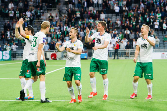Hammarbys Johan Persson, Mats Solheim och Jan Gunnar Solli