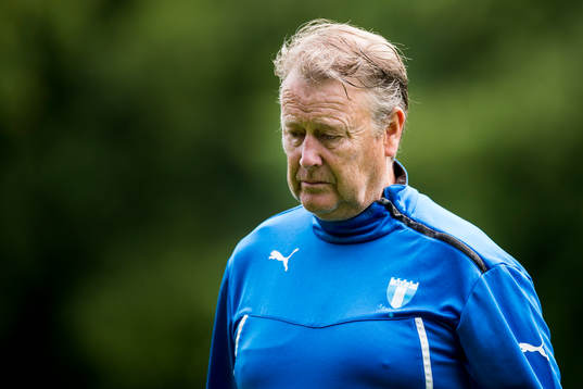 Malmö FFs tränare Åge Hareide deppar