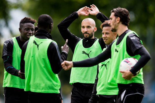 Malmö FFs Pa Konate, Guillermo Molins och Agon Mehmeti