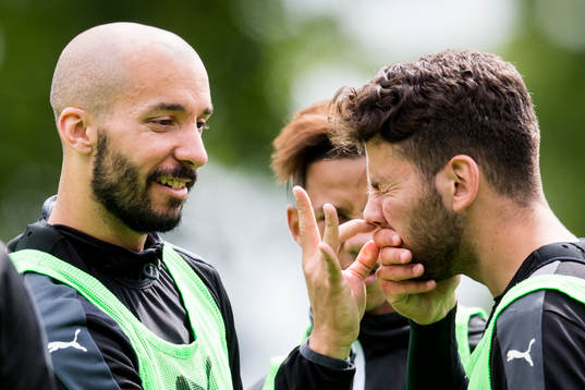 Malmö FFs Guillermo Molins och Erdal Rakip