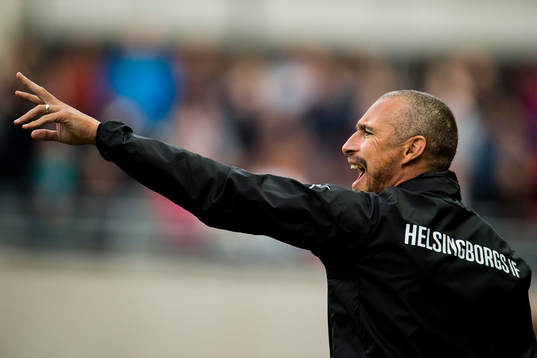 Helsingborgs manager Henrik Larsson